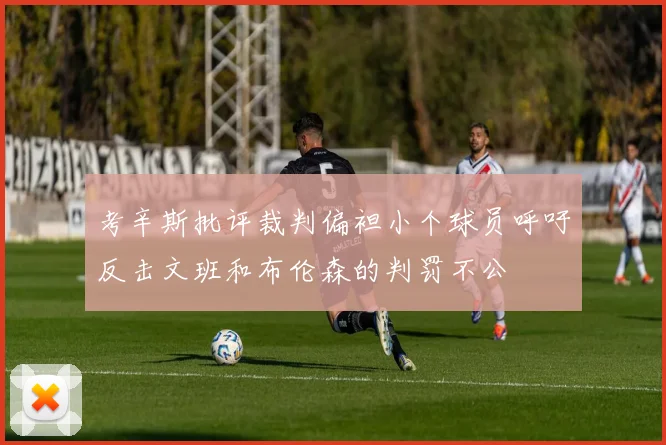 考辛斯批评裁判偏袒小个球员呼吁反击文班和布伦森的判罚不公